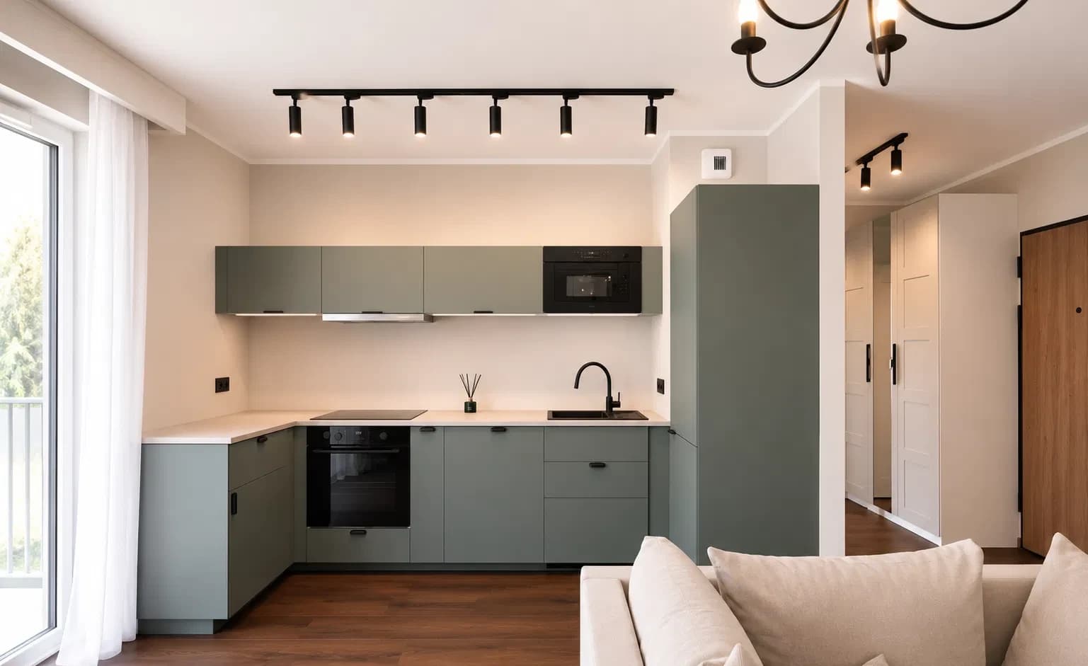 Первая аренда | Гармония Мокотув | 2 комнаты | 40 м² | Балкон | Гараж |
